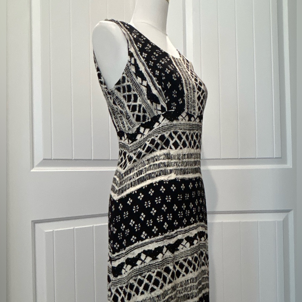 Nina Piccalino Sleeveless Maxi Dress Multiple Patterns Rayon Back Zipper Closure